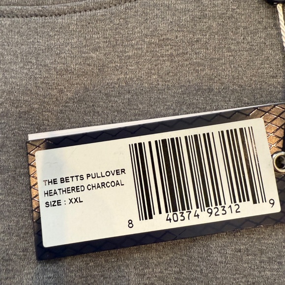 Holderness & Bourne Men's XXL The Betts Pullover Heathered Charcoal MSRP $135 - Picture 7 of 9